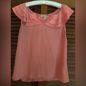 Lightweight orange blouse